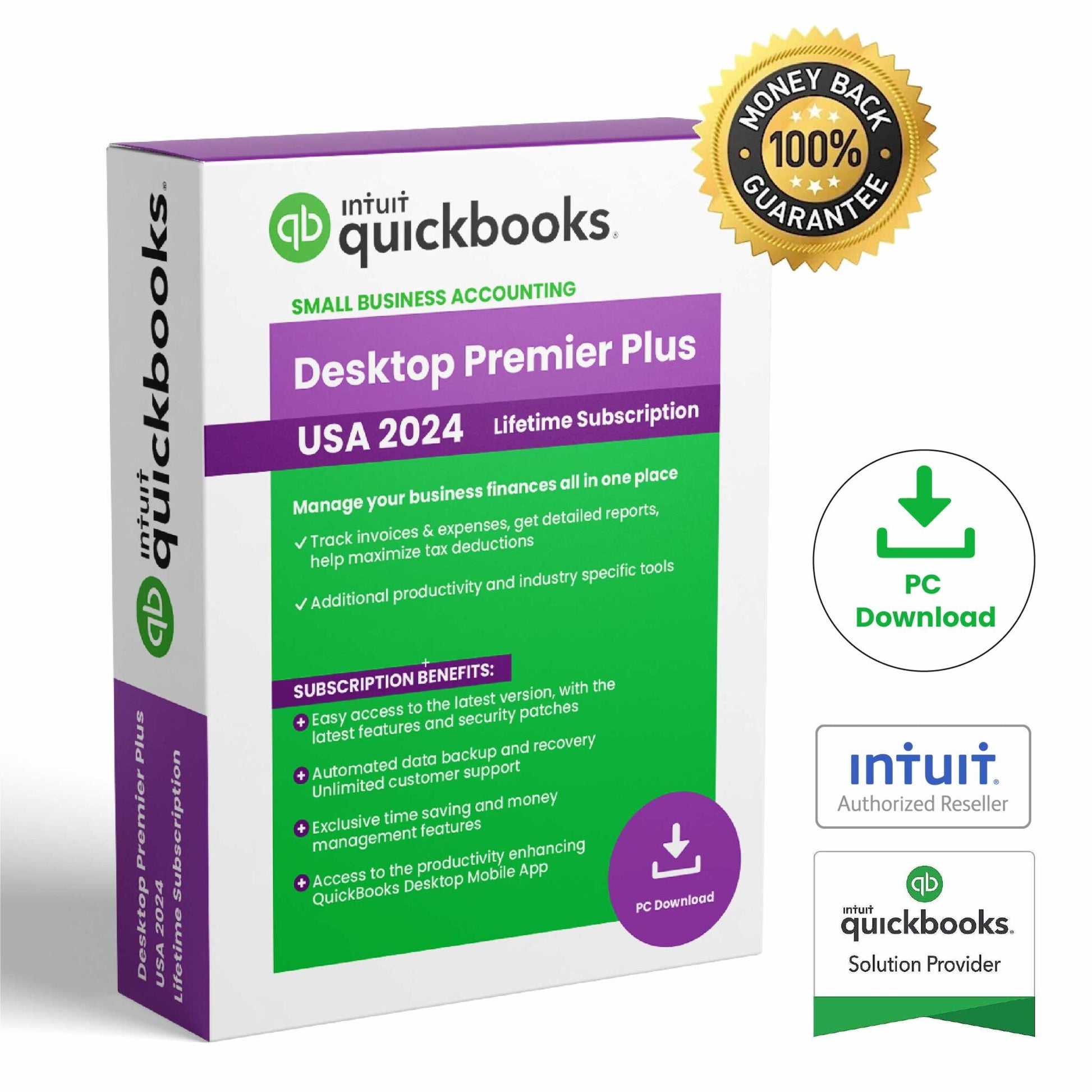 QuickBooks Desktop Premiere Plus 2024 (No-Subscription)